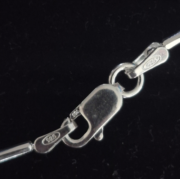 .925 Sterling Silver 16-inch Necklace Brand new - Picture 3 of 5